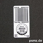 PE5025_OneDN OneDN Geräte Kabel Barcode QR linear Netzteil Jahres Monats Plakette psmz.de