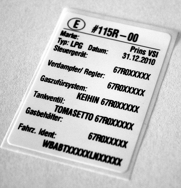 LPG Hauptuntersuchung Aufkleber Label E #115R-00 psmz.de LPG Hauptuntersuchung Aufkleber Label E #115R-00 psmz.de
