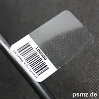 Individualisierbare DGUV-V3 Prüfplakette Kabeletikett etikett Kabel Barcode code128 selbst laminierend outdoor rough